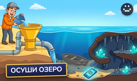 Осуши озеро